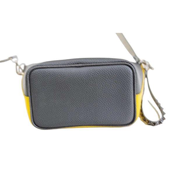 Find Kapoor Yellow Gray Pingo Bag 20 Artificial Leather Shoulder Tote Strap - Picture 7 of 16